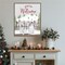 Winter Mountain Getaway portrait VII-Winter Welcome by Tara Reed 23-in. W x 28-in. H. Canvas Wall Art Print Framed